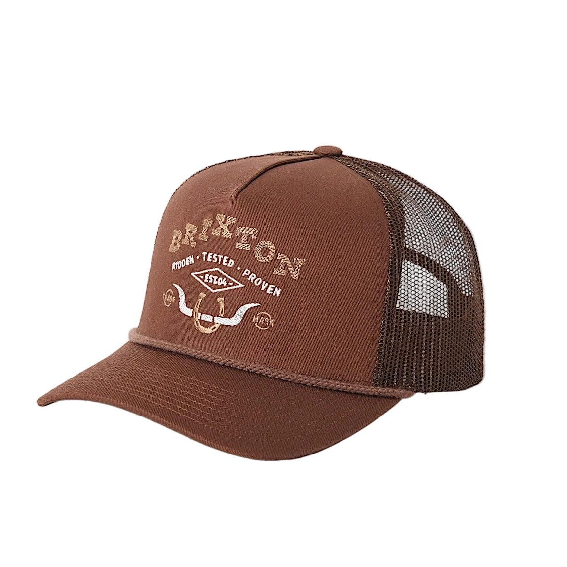 Brixton Beekman Netplus Trucker Cap - Brown/Brown