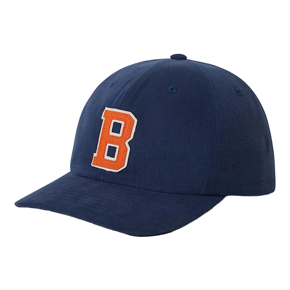 Brixton Big B Mid Profile Cap - Midnight Blue / Orange