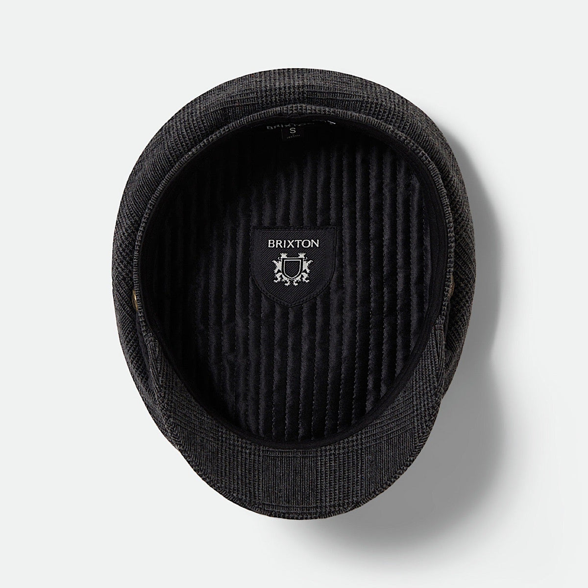 Brixton Fiddler Fisherman Cap - Grey Shadow Plaid