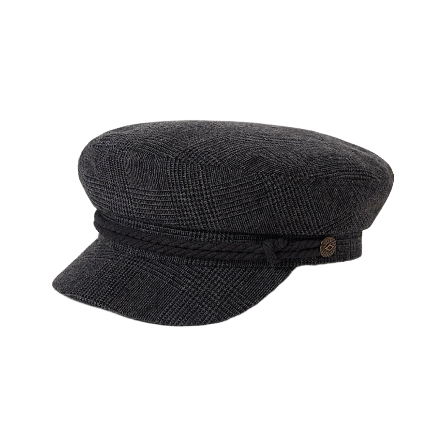 Buy Brixton Fiddler Fisherman Cap - Grey Shadow Plaid | The Stable