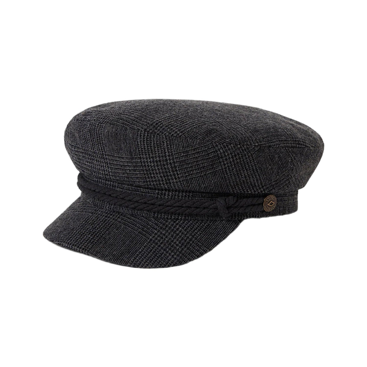 Brixton Fiddler Fisherman Cap - Grey Shadow Plaid