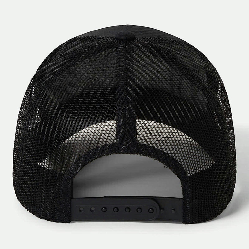 Brixton Genuine Quality Netplus Trucker Cap - Black/Black