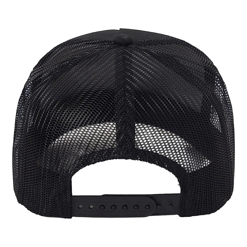 Brixton Hubal Netplus Trucker Hat - Black/Black