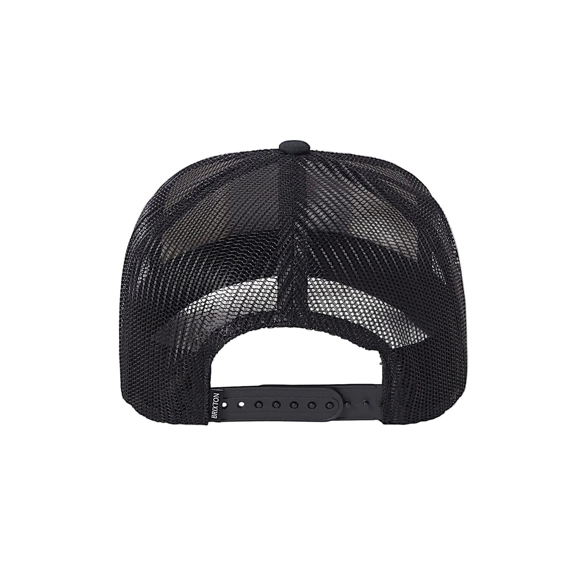 Brixton Hubal Netplus Trucker Hat - Black/Off White/Black