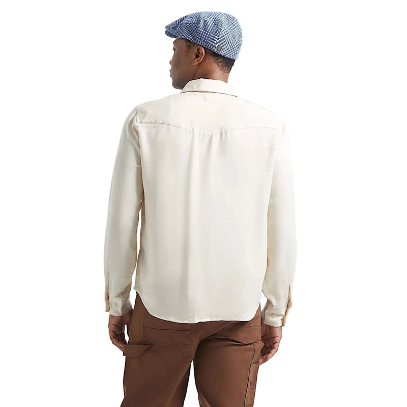 Brixton Men’s Cool Comfort Wayne Woven Shirt - Whitecap