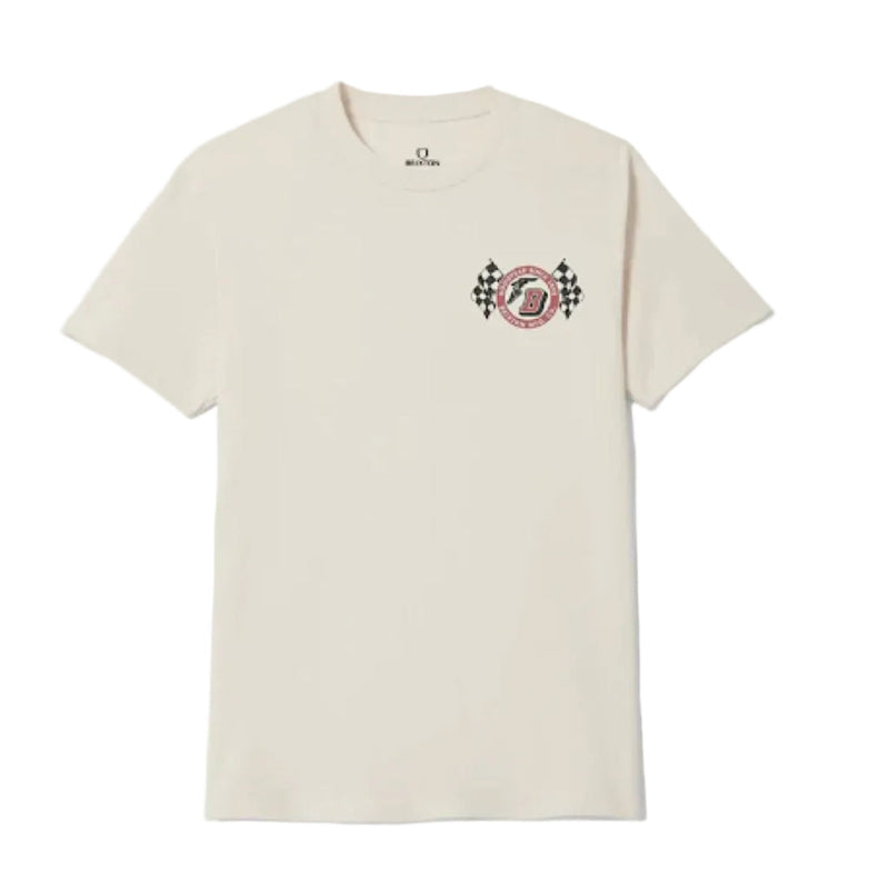 Brixton Men’s Goodyear Speedway Tee - Cream