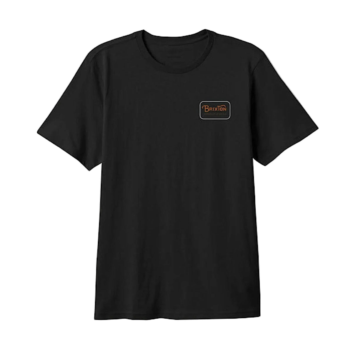 Brixton Men’s Grade Tee - Jet Black / Dusted Ochre