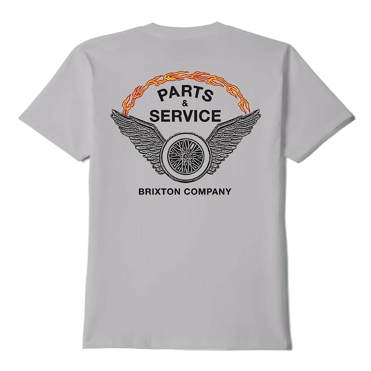 Brixton Men’s Leeway T-Shirt - Pebble Stone Worn Wash