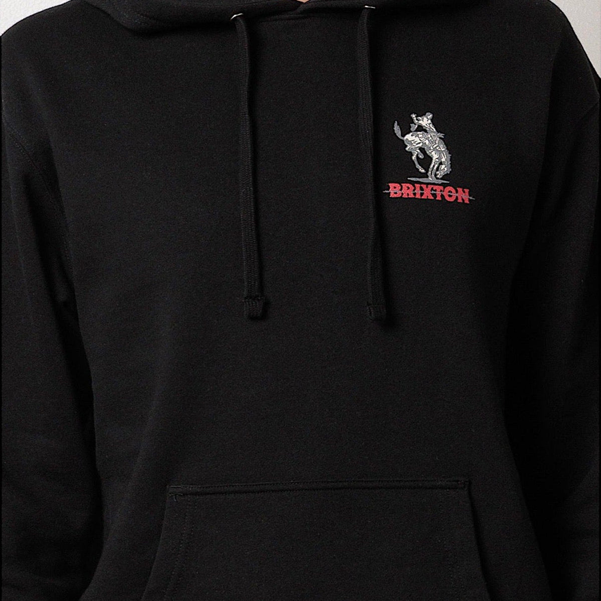Brixton Men’s Let’er Buck Hoodie - Sandstone/Black/Blue