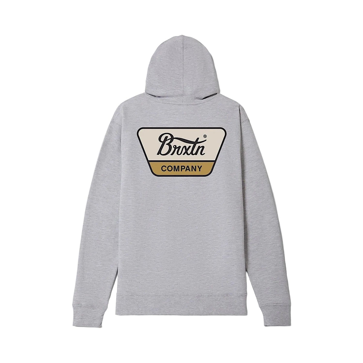 Brixton Men’s Linwood Hood - Heather Grey/Whitecap/Dusted Ochre
