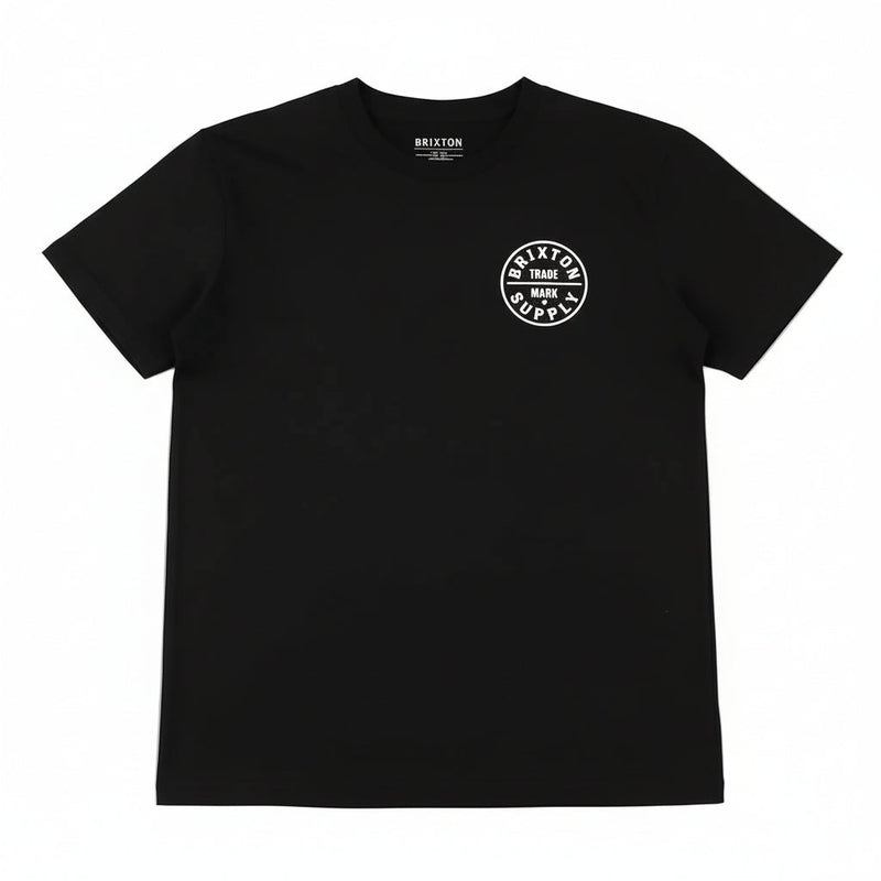 Brixton Men’s Oath T-Shirt - Jet Black/Off White