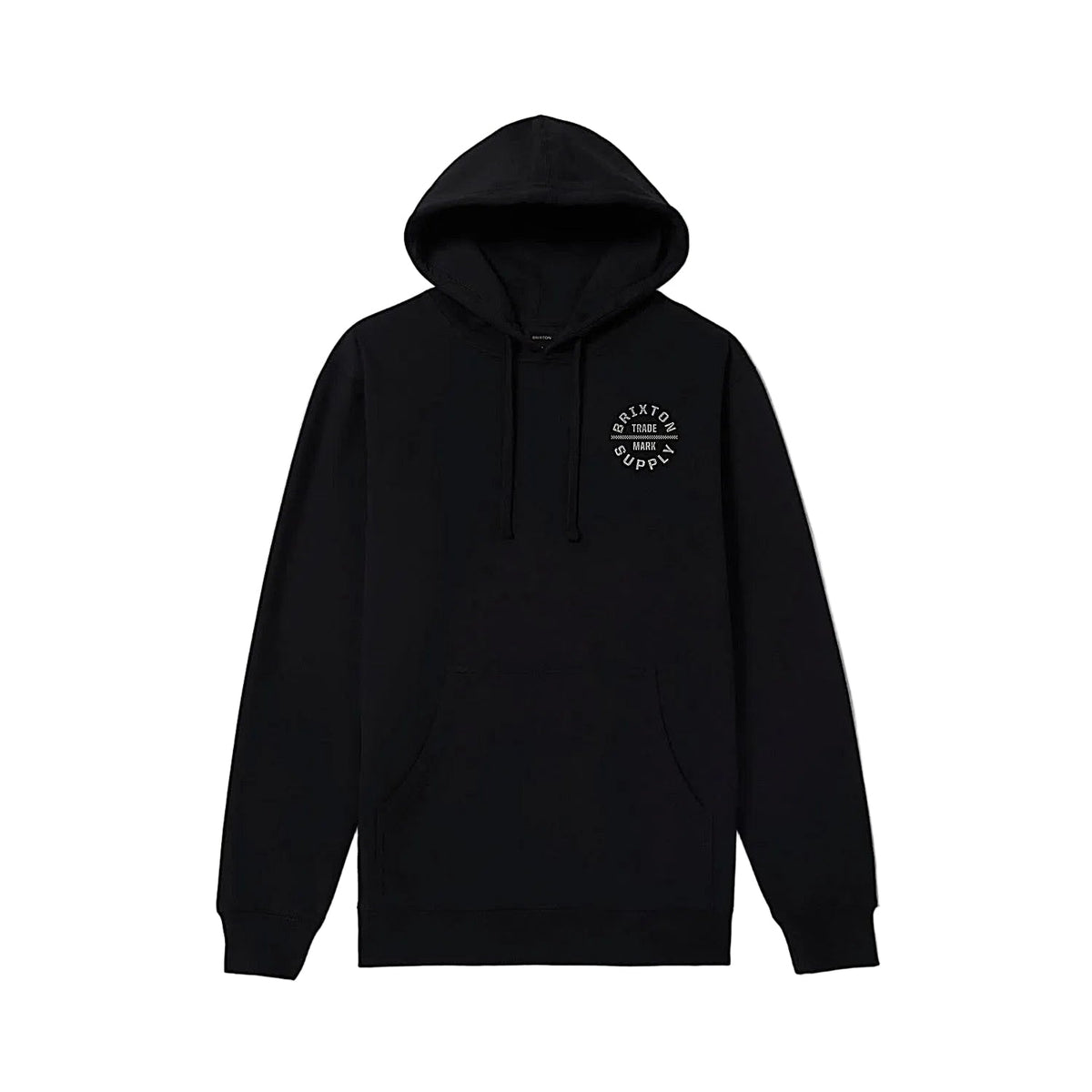 Brixton Men’s Oath V Hoodie - Black/Off White