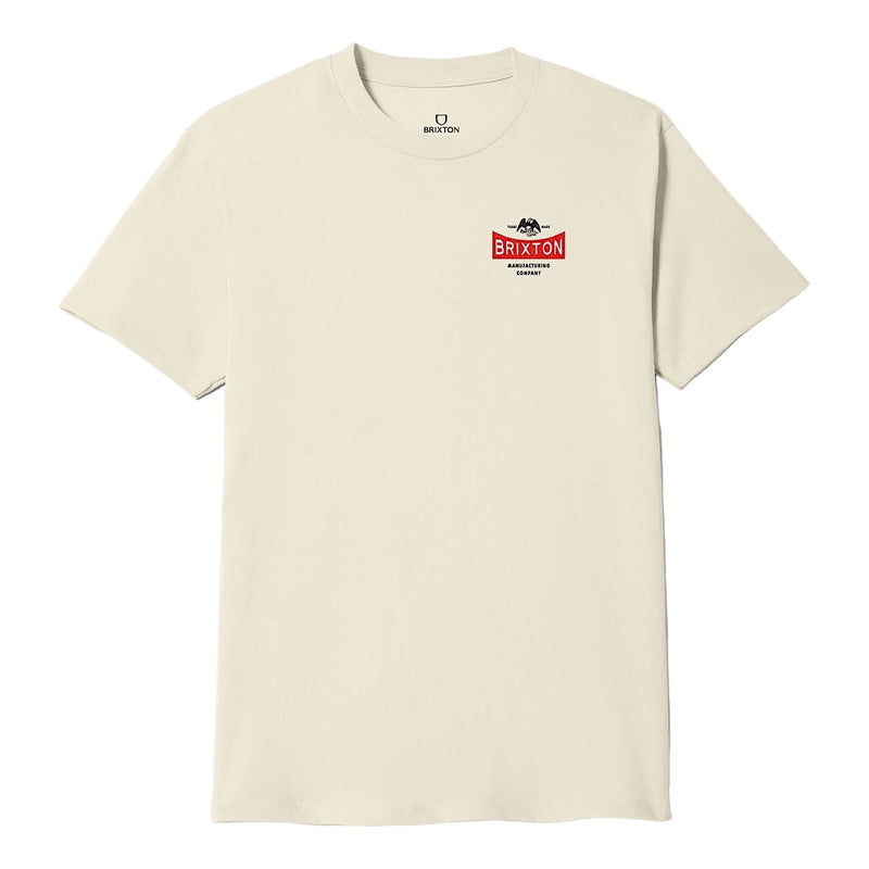 Brixton Men’s Pinnacle T-Shirt - Cream