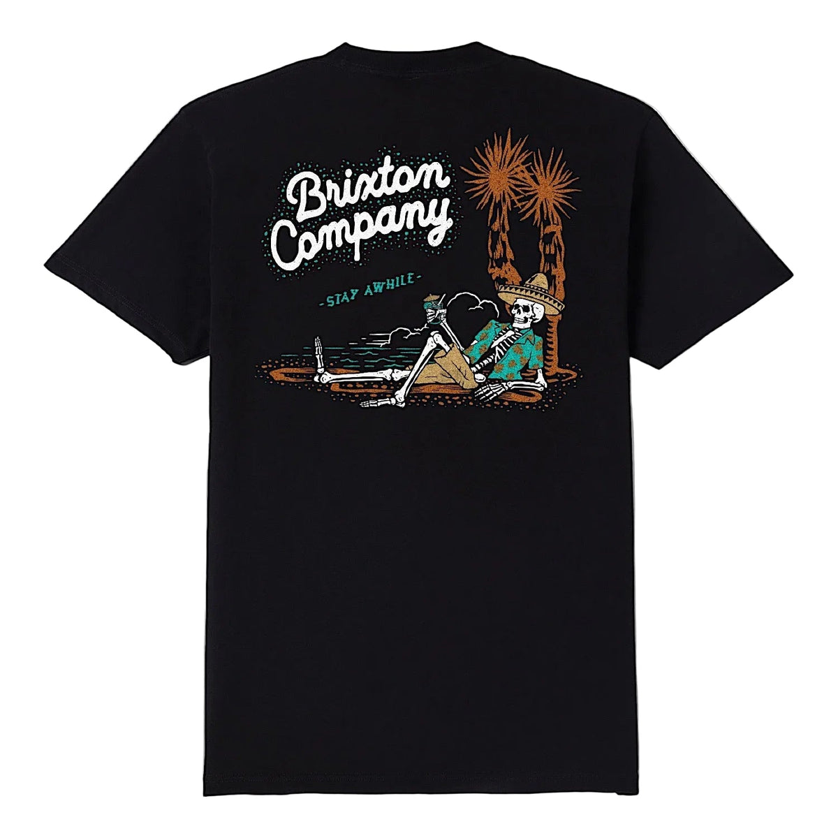 Brixton Men’s Stay While T-Shirt - Black