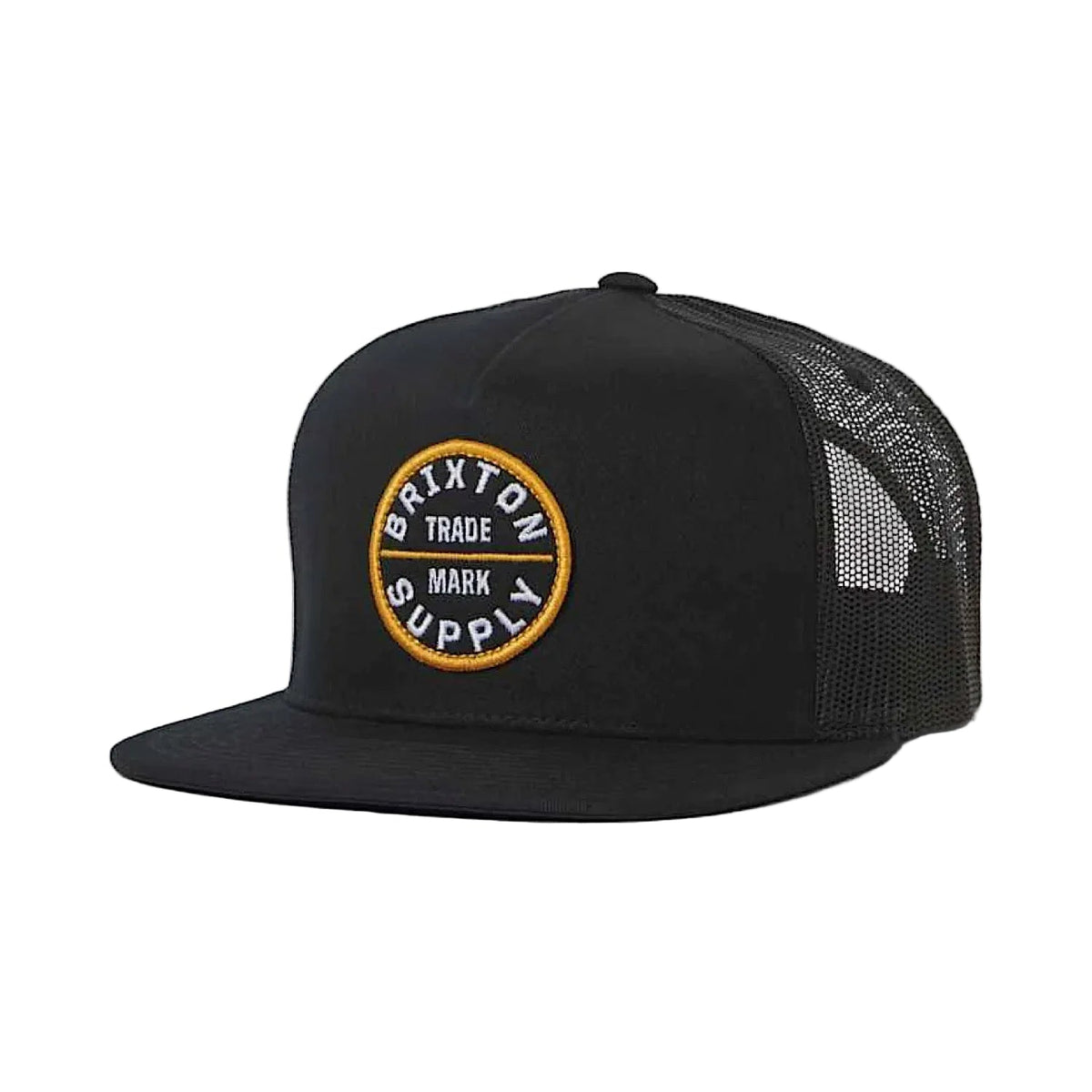 Brixton Oath Trucker Hat - Black/Black