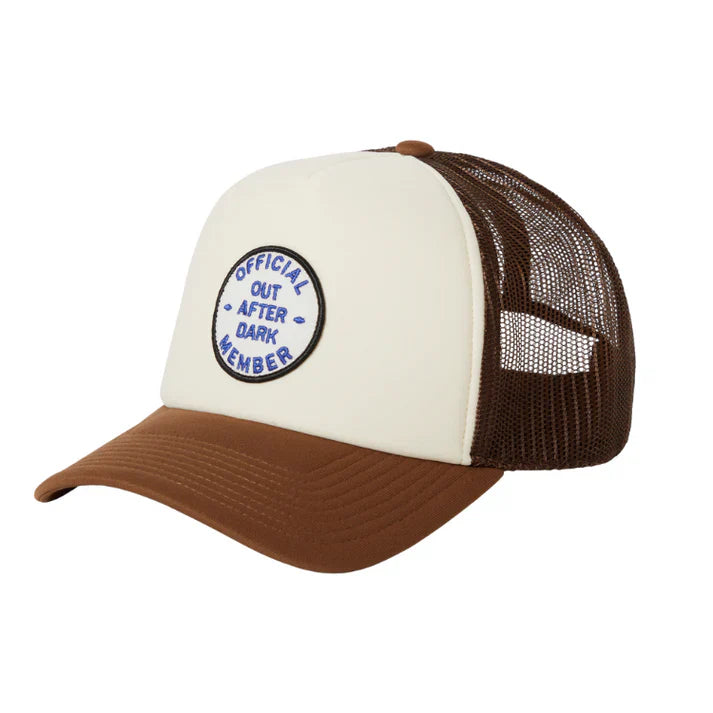 Brixton Out After Dark Net Plus High Profile Cap - Pinecone Brown/Whitecap