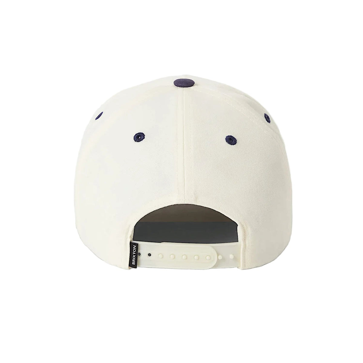 Brixton Rodeo Netplus Snapback Cap - Off White/Navy