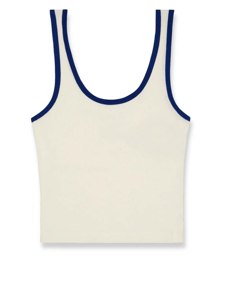 Brixton Women’s Ford Banner Ringer A-Tank - Wimbleton White