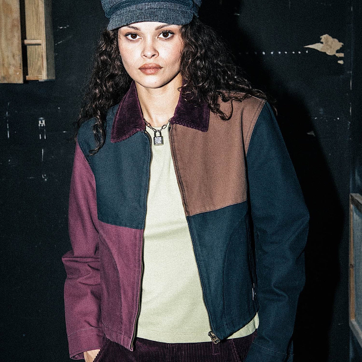 Brixton Women’s Ford Mechanics Garage Jacket - Ford Blue