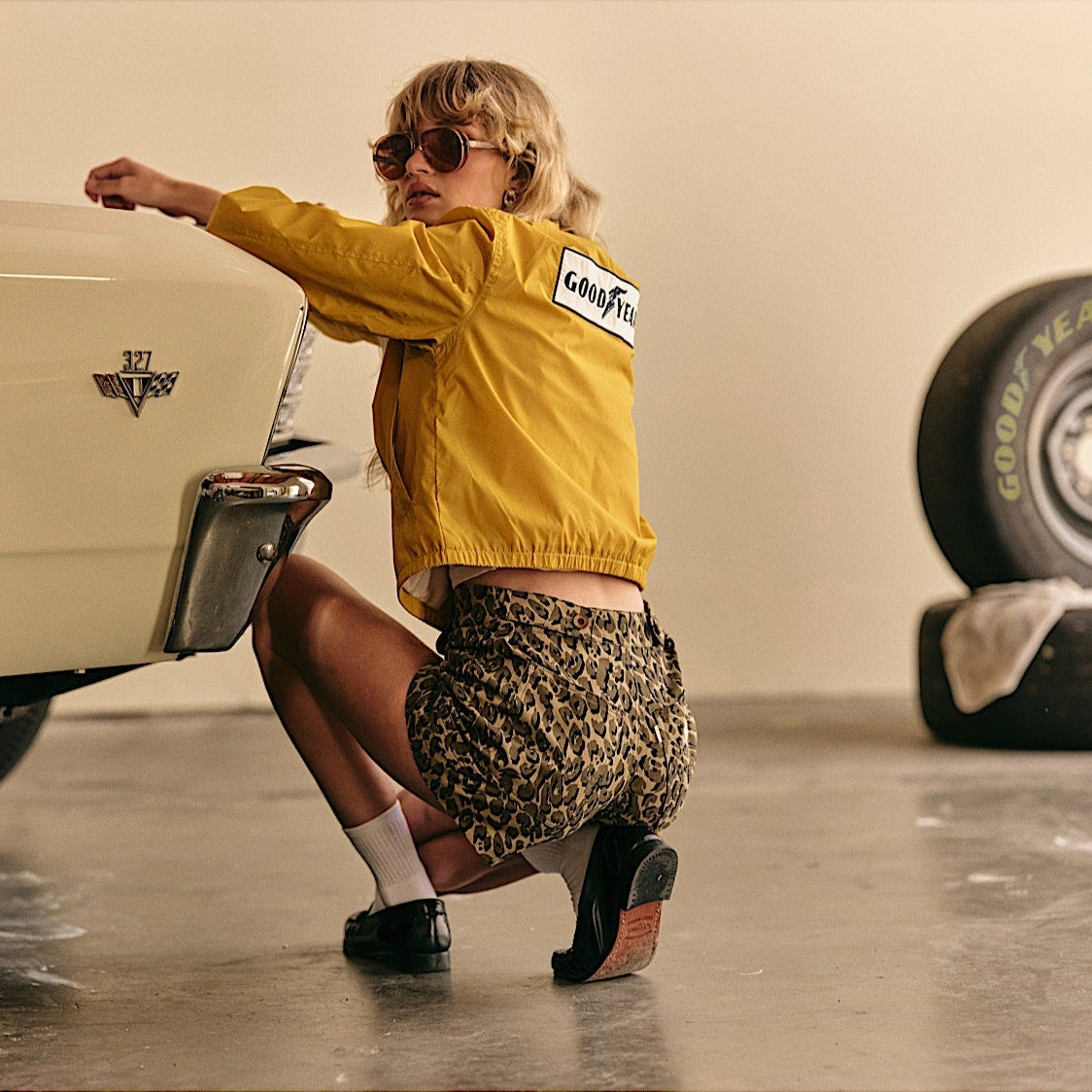 Brixton Women’s Goodyear Mechanics Jacket - Nugget Gold