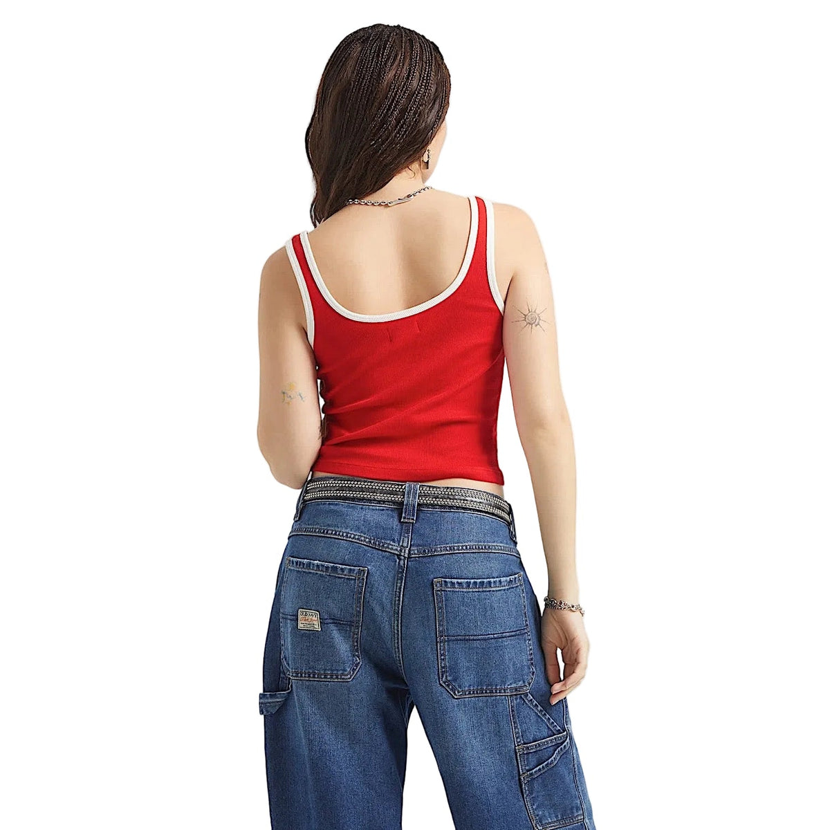 Brixton Women’s I’m With The Band Ringer A-Tank - Adrenaline Rush