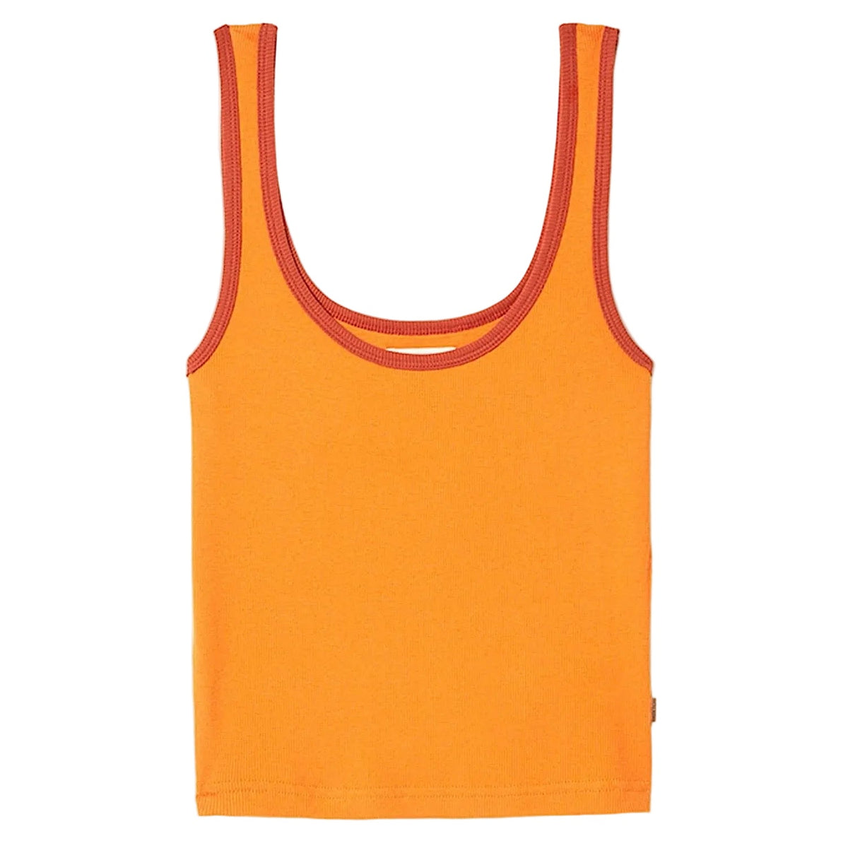 Brixton Women’s Ringer Organic A-Tank - Tangerine / Burnt Brick