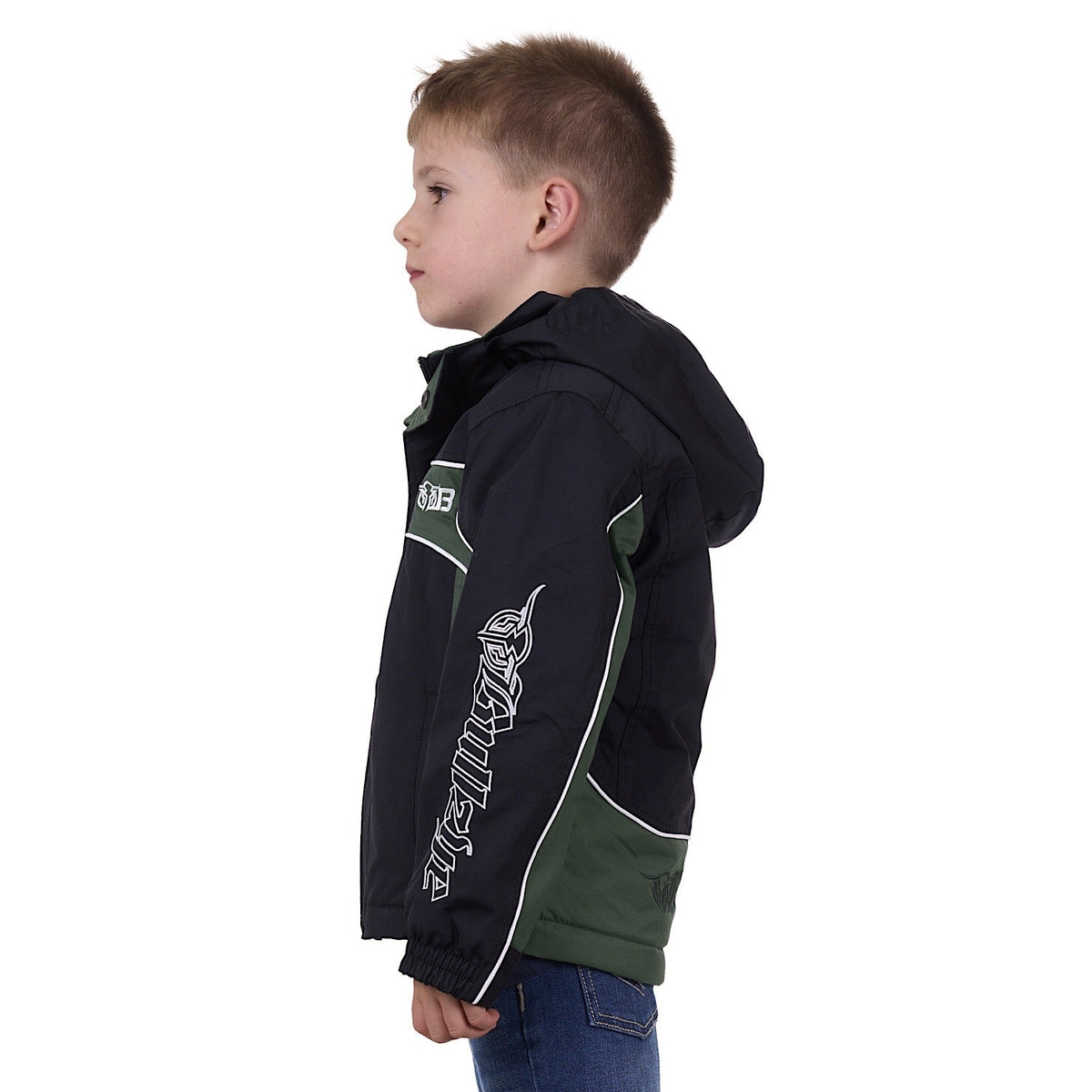 Bullzye Boy’s Bazooka Jacket Black/Green
