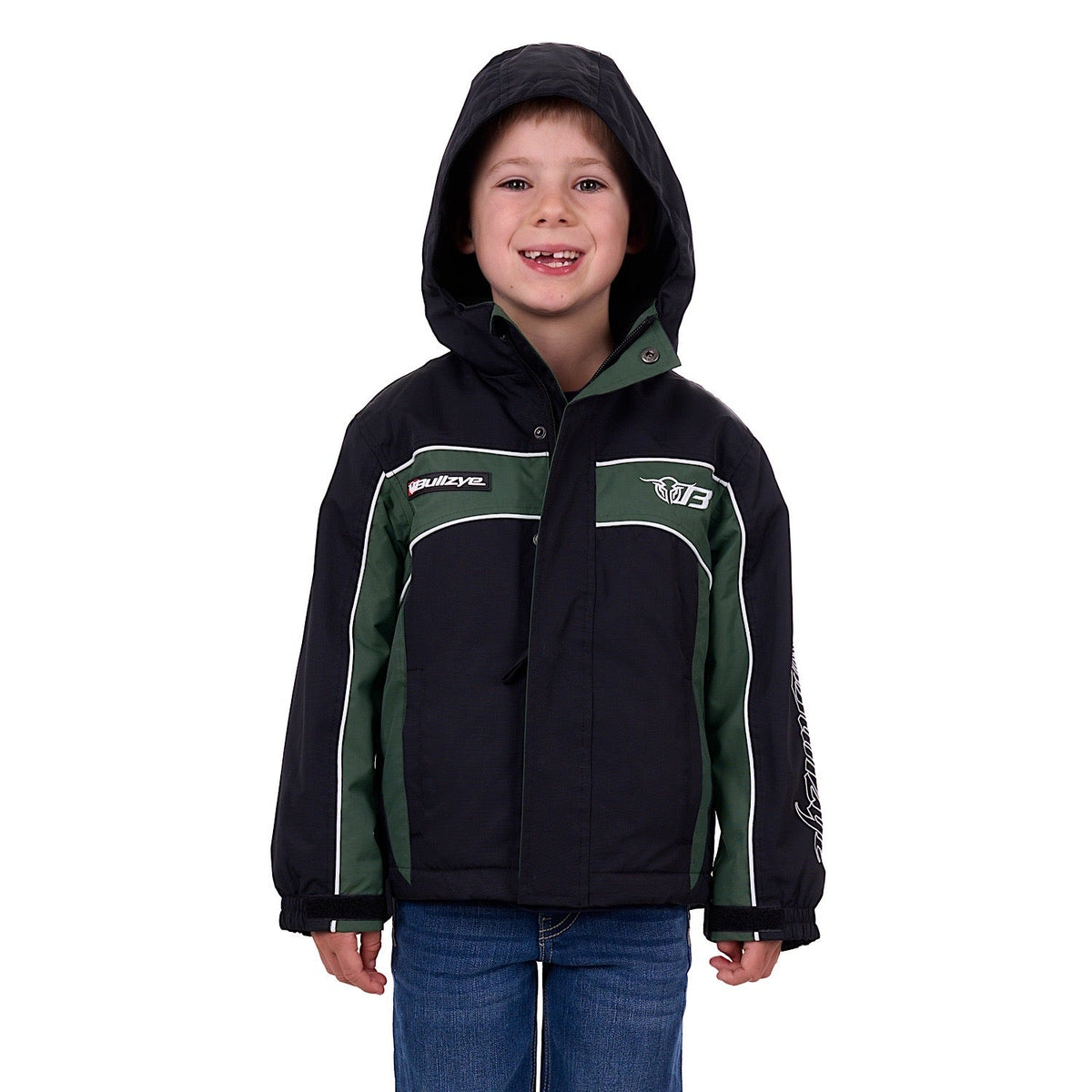 Bullzye Boy’s Bazooka Jacket Black/Green