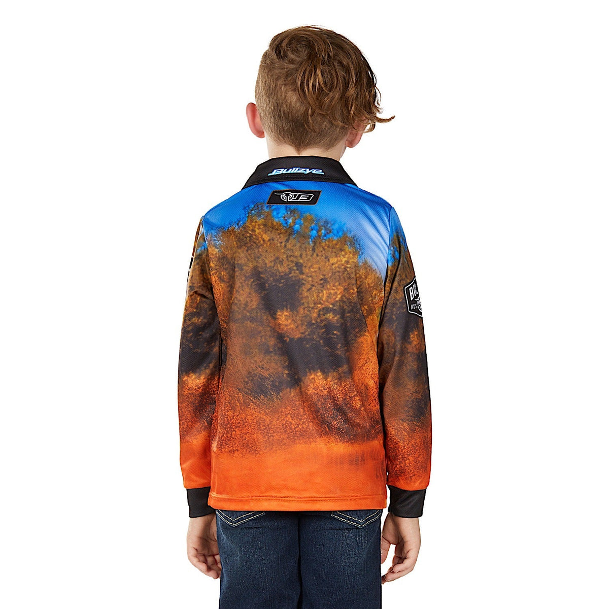 Bullzye Boy’s Blazing Long Sleeve T Shirt - Multi