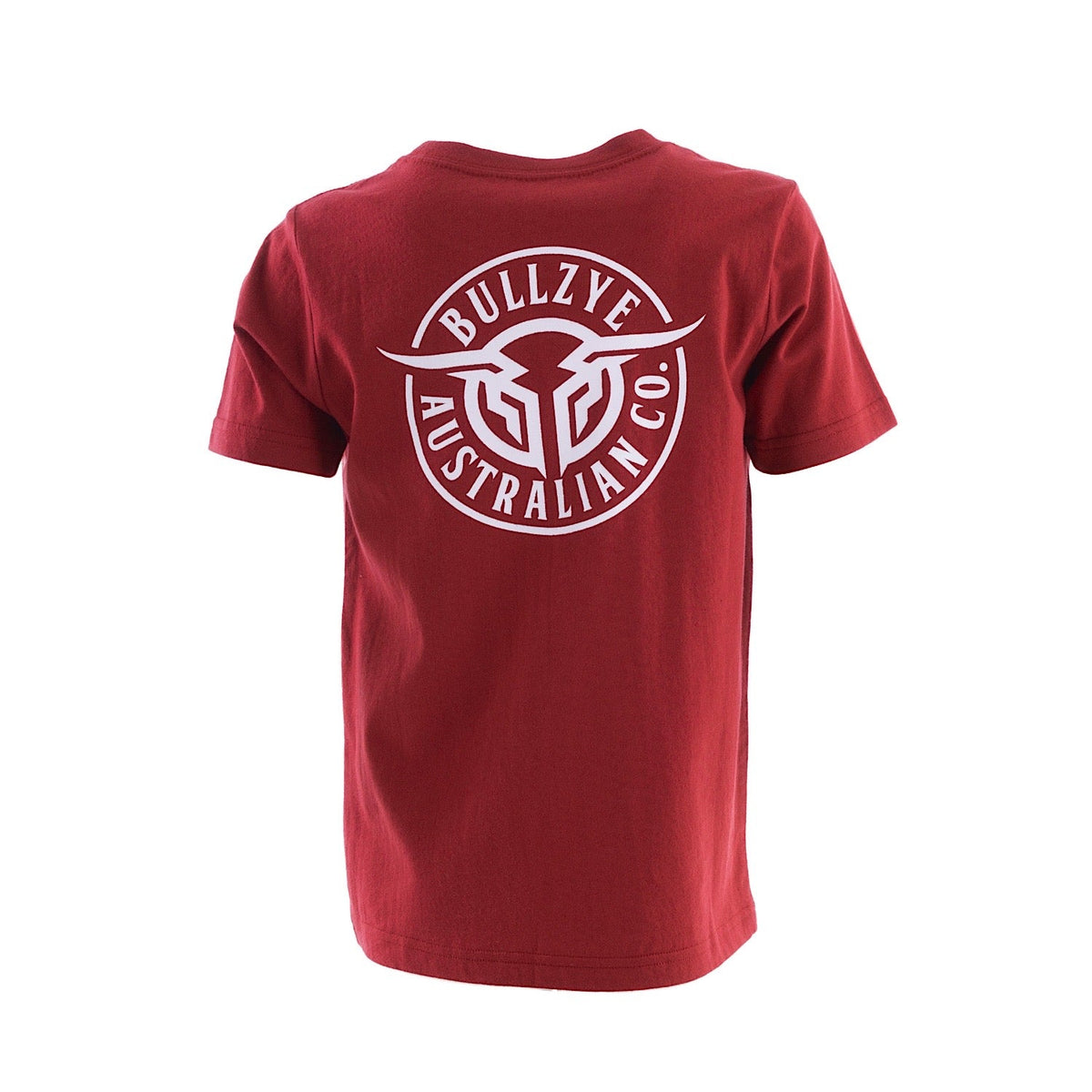 Bullzye Boy’s Bullring Short Sleeve Tee Red