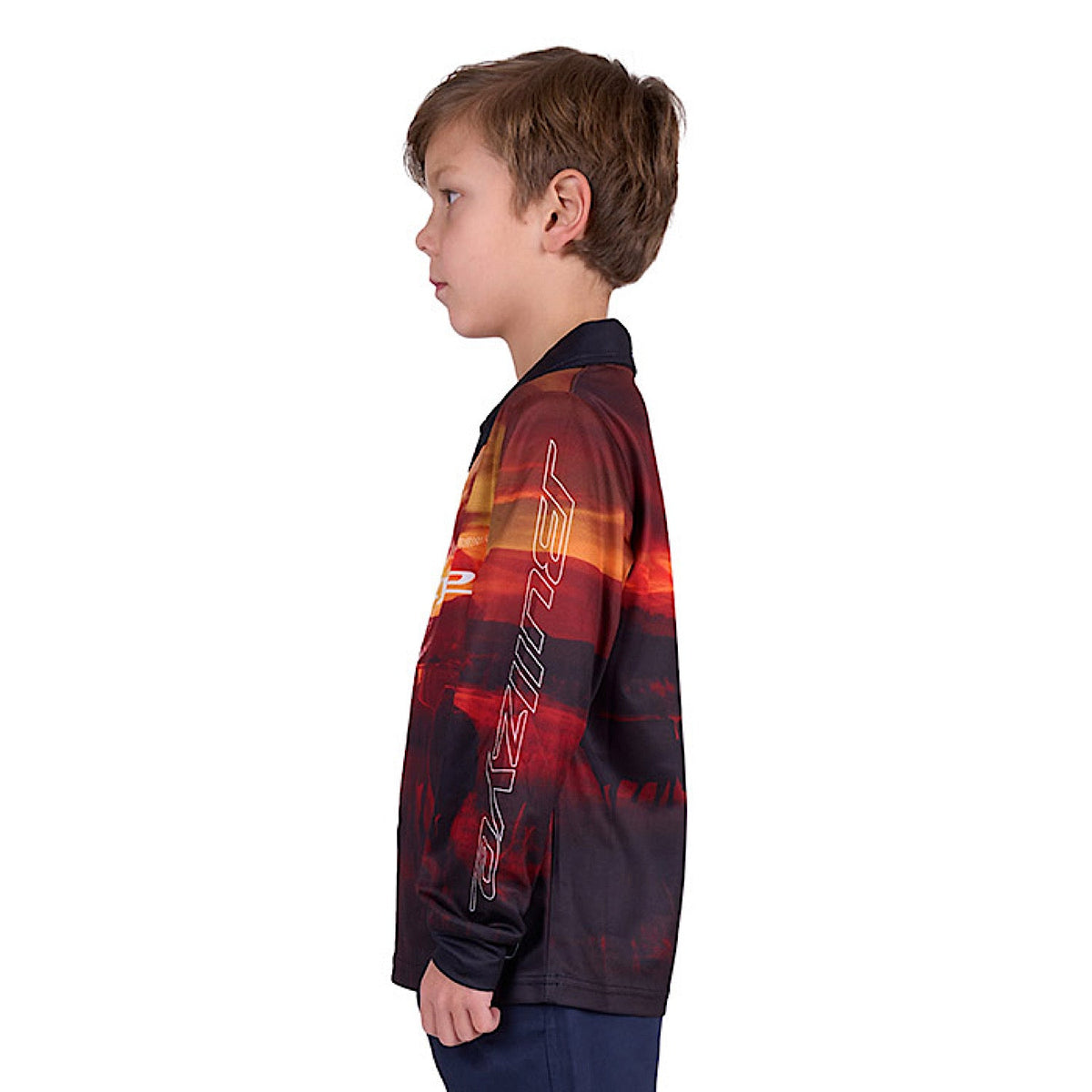 Bullzye Boy’s Cam Long Sleeve Tee - Multi