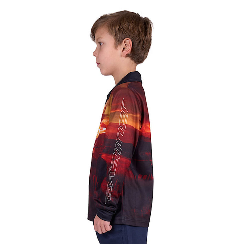 Bullzye Boy’s Cam Long Sleeve Tee - Multi