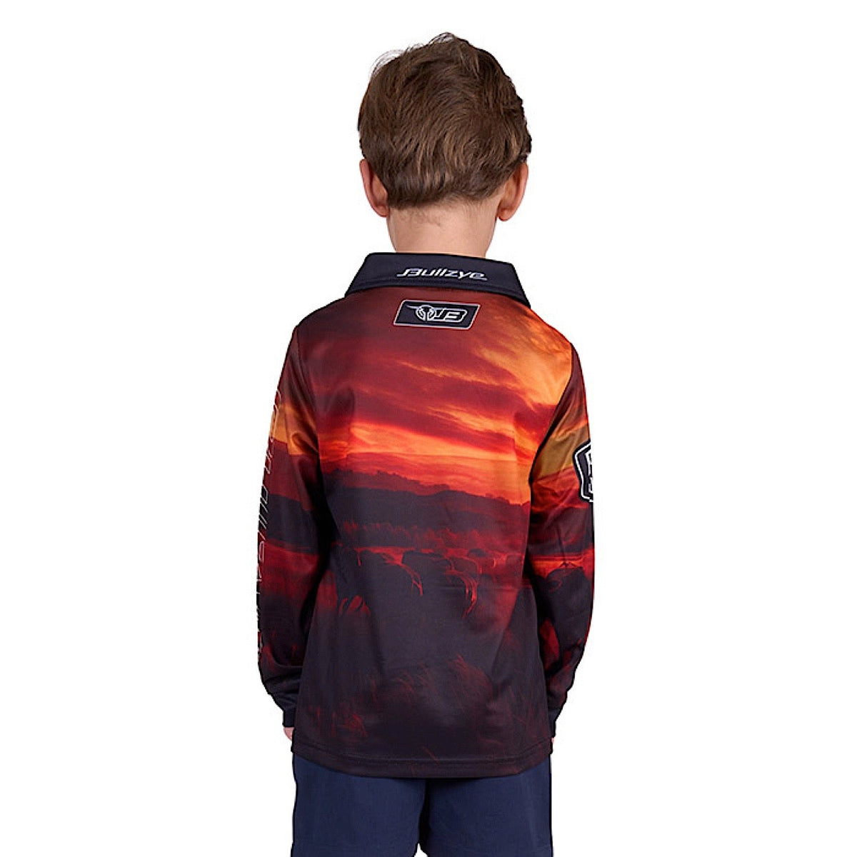 Bullzye Boy’s Cam Long Sleeve Tee - Multi