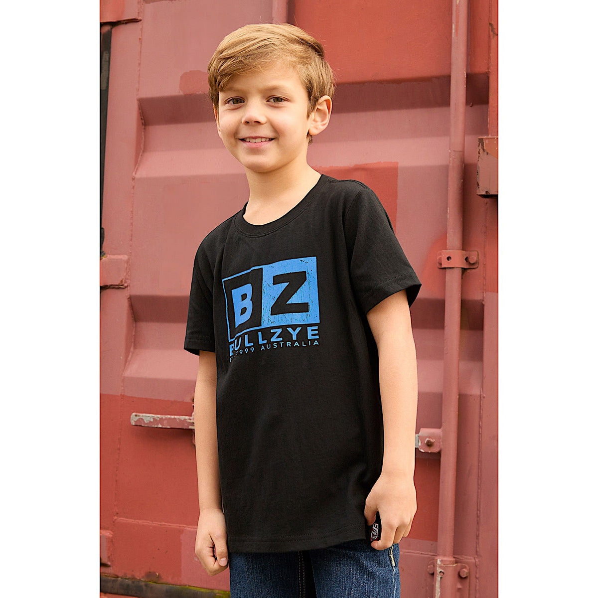 Bullzye Boy’s Dave Short Sleeve Tee - Black