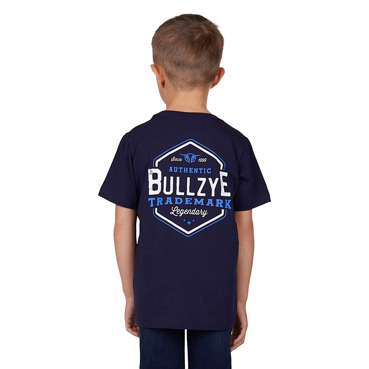 Bullzye Boy’s Mark Tee-Navy