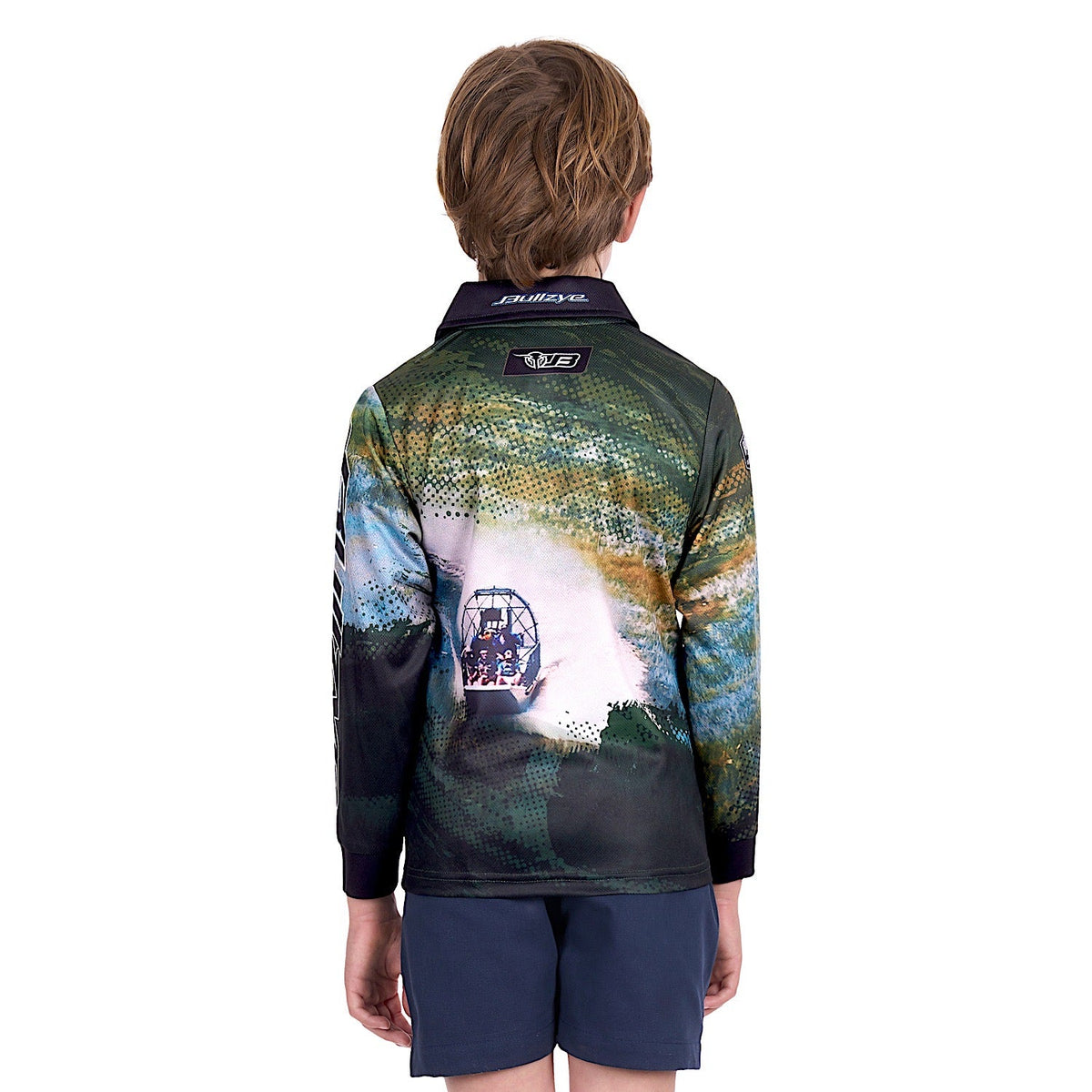 Bullzye Boy’s Rowdy Long Sleeve Fishing Shirt - Multi
