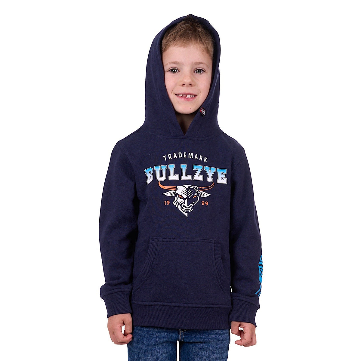 Bullzye Boy’s Trade Pullover Hoodie Navy