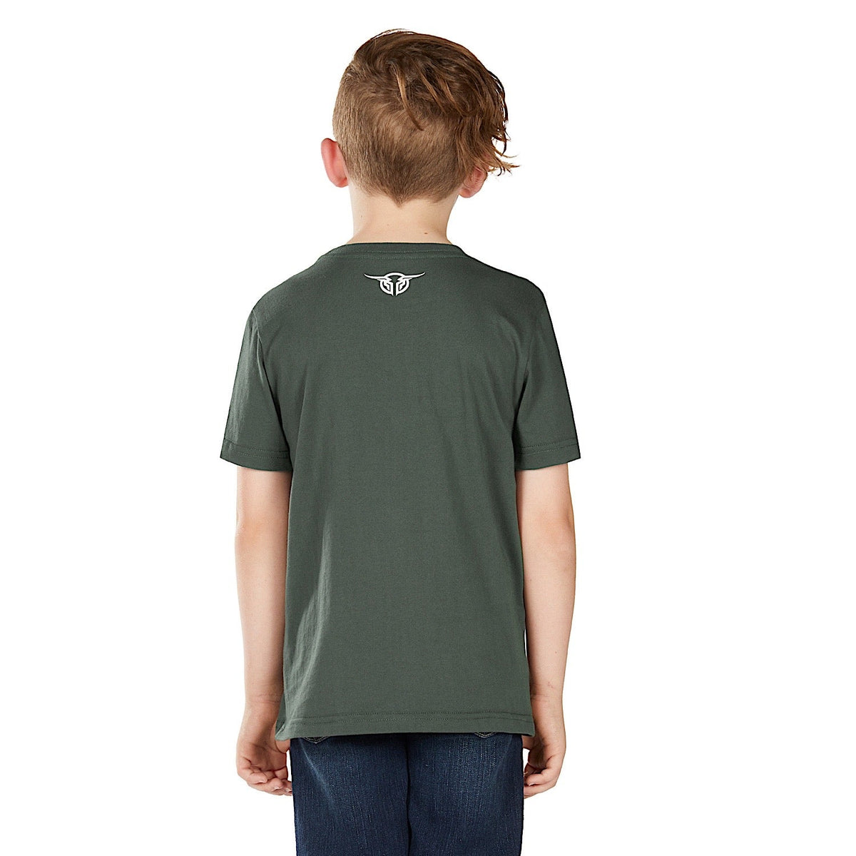 Bullzye Boy’s Trademark Short Sleeve T Shirt - Green