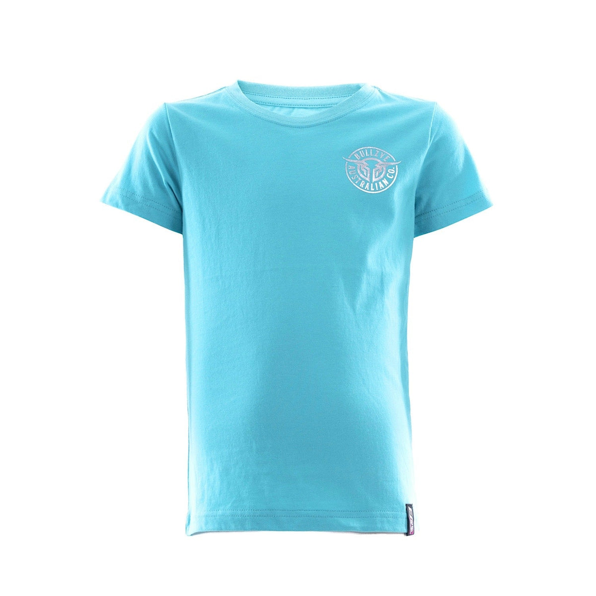 Bullzye Girl’s Bullring Short Sleeve Tee - Aqua