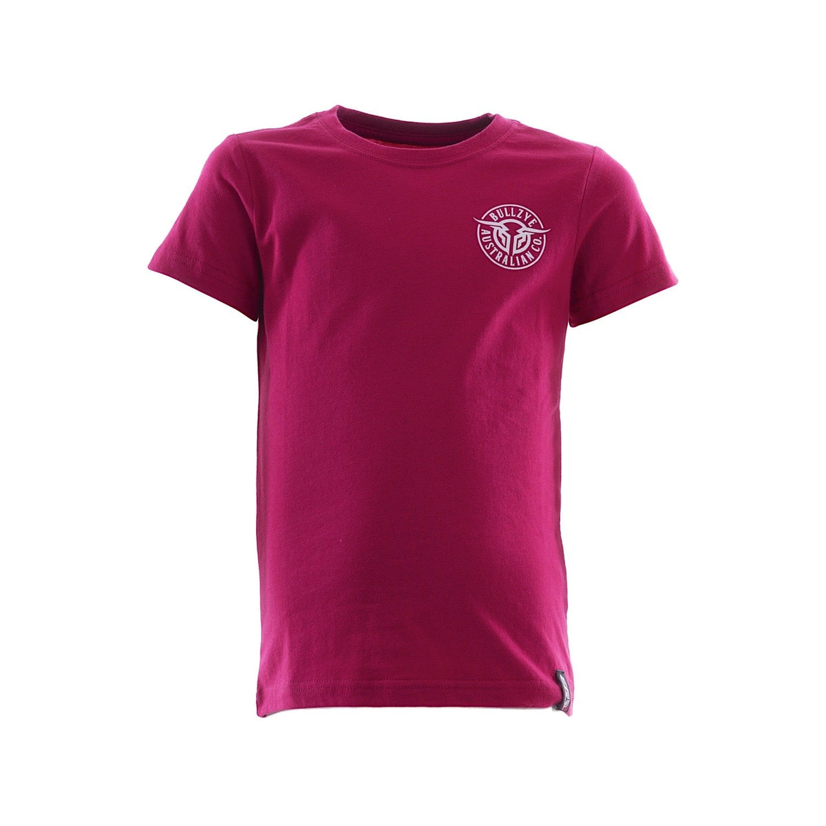 Bullzye Girl’s Bullring Short Sleeve Tee - Berry