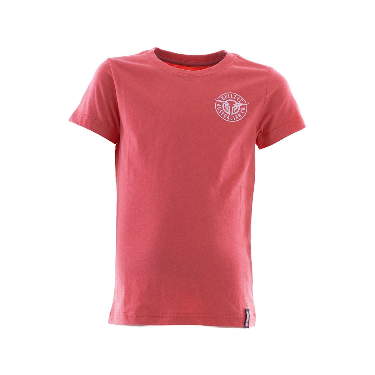 Bullzye Girl’s Bullring Short Sleeve Tee - Coral