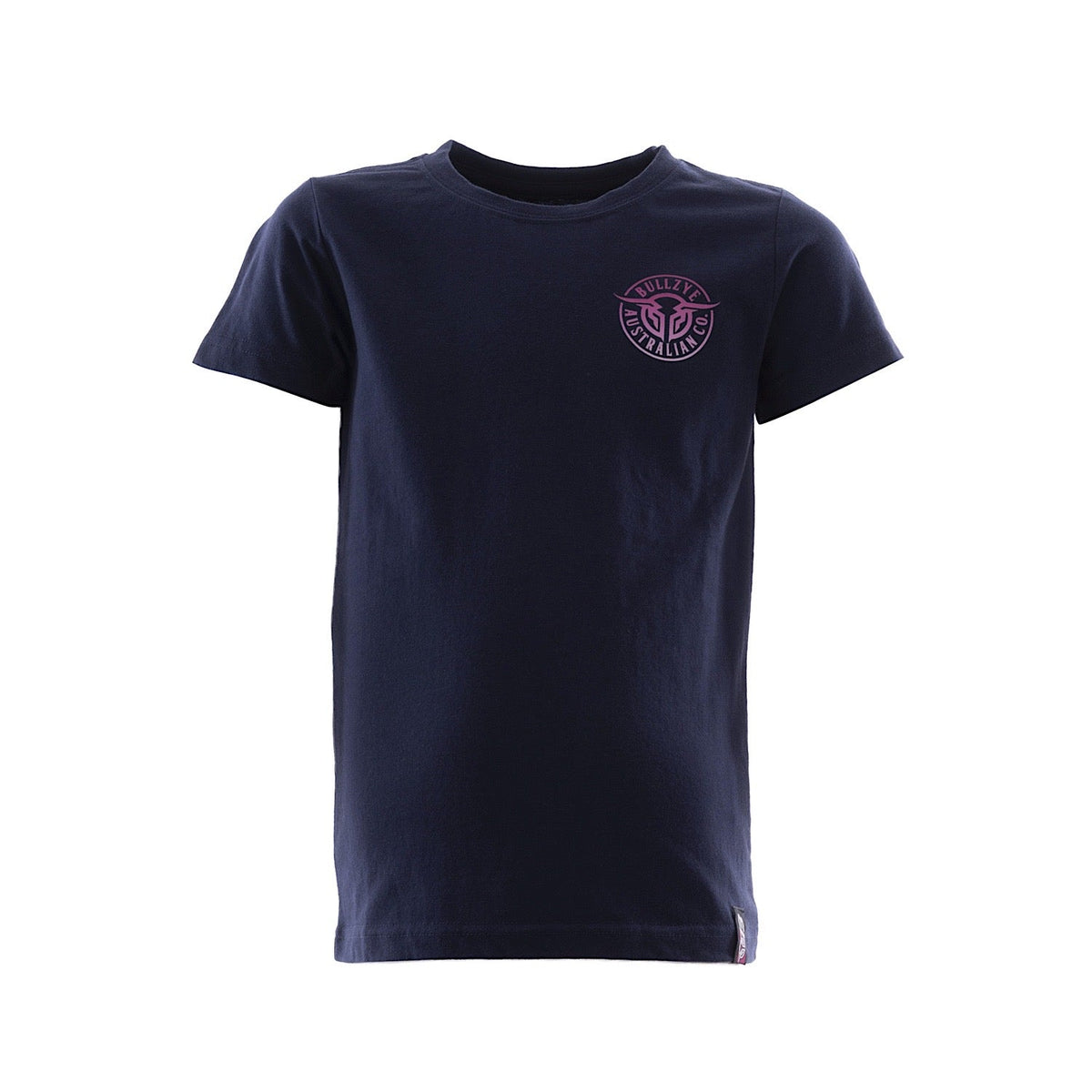 Bullzye Girl’s Bullring Short Sleeve Tee - Navy