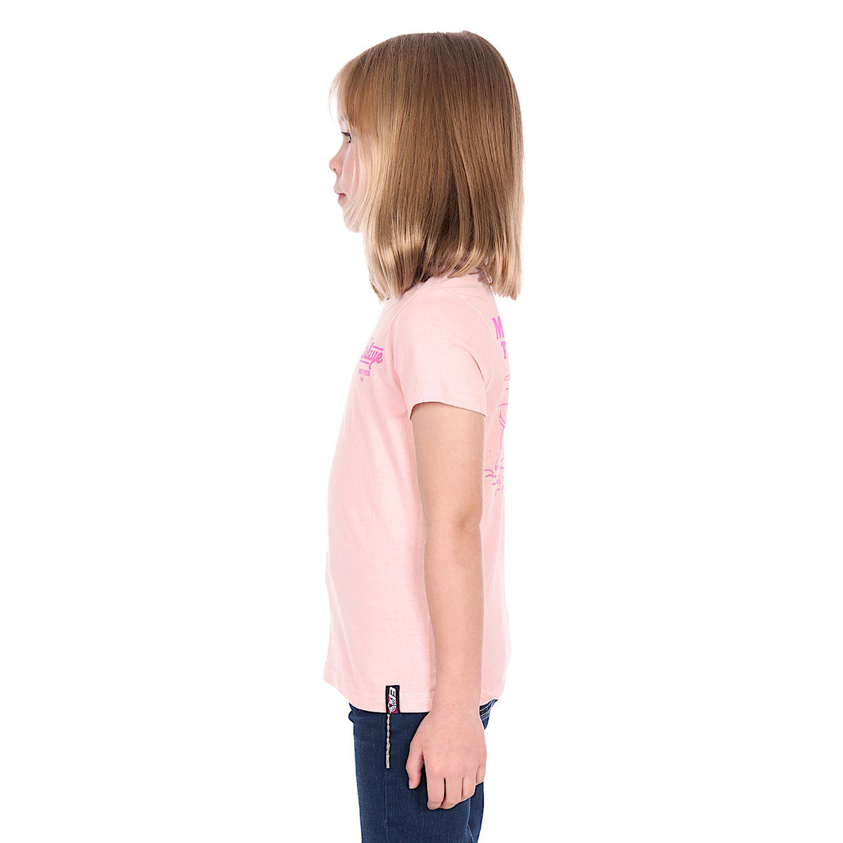 Bullzye Girl’s Muster T Shirt - Blush