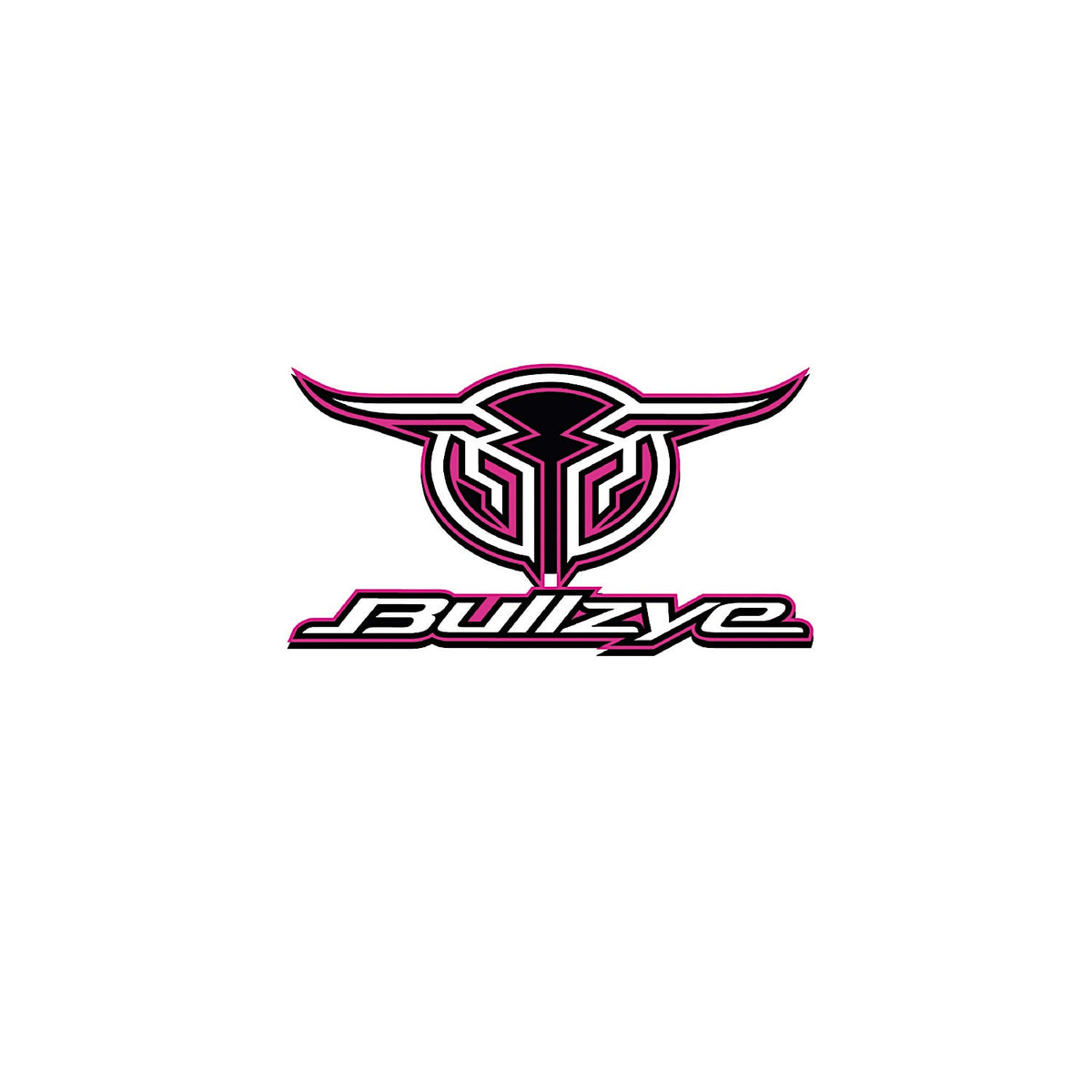 Bullzye Logo Sticker Size A - Pink