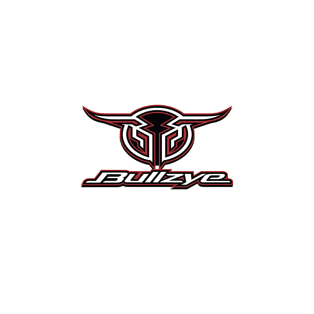 Bullzye Logo Sticker Size A - Red