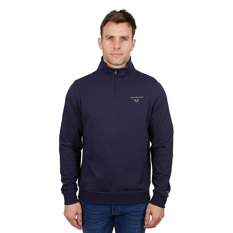 Bullzye Men’s Aiden 1/4 Zip Pullover Navy