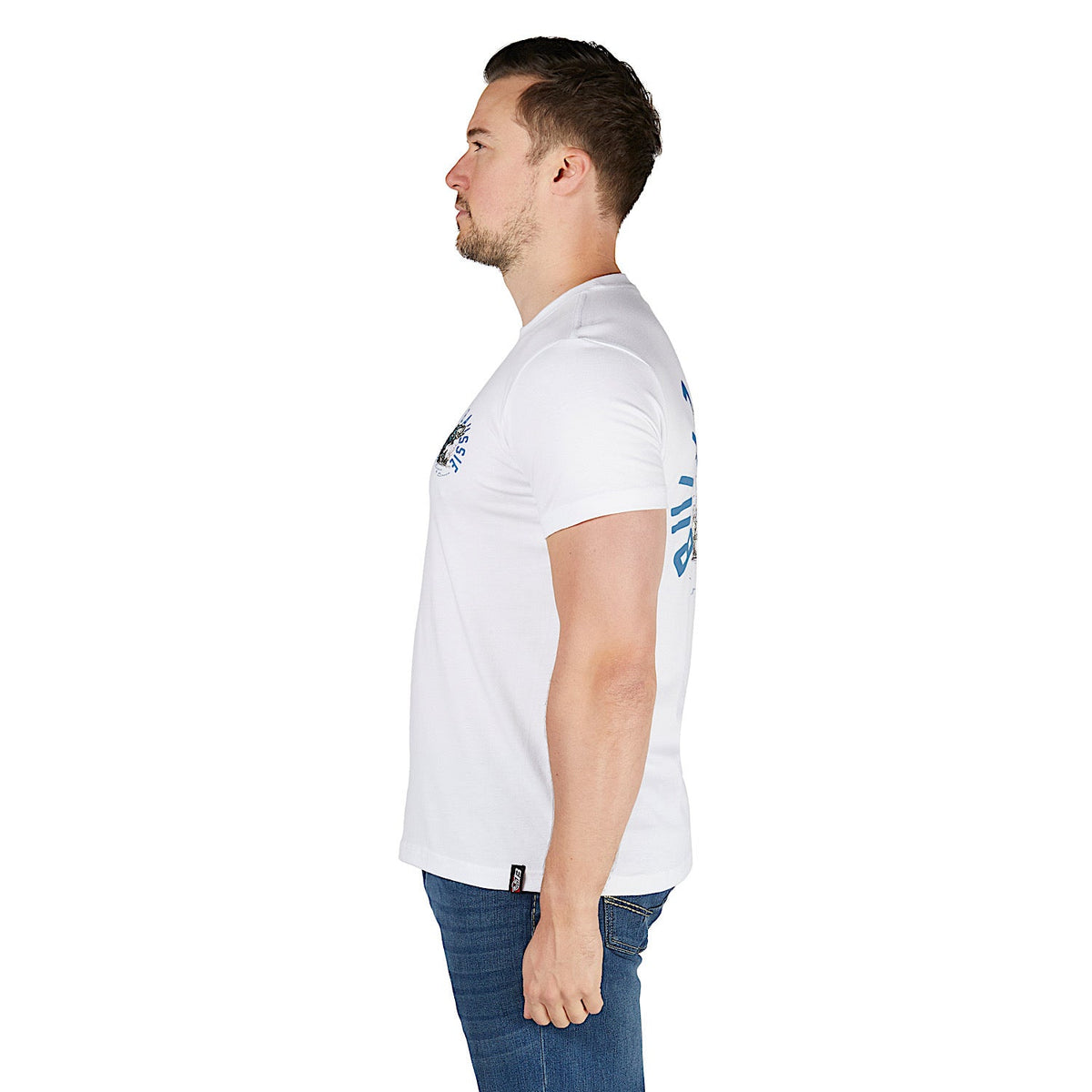 Bullzye Men’s Barra T Shirt - White