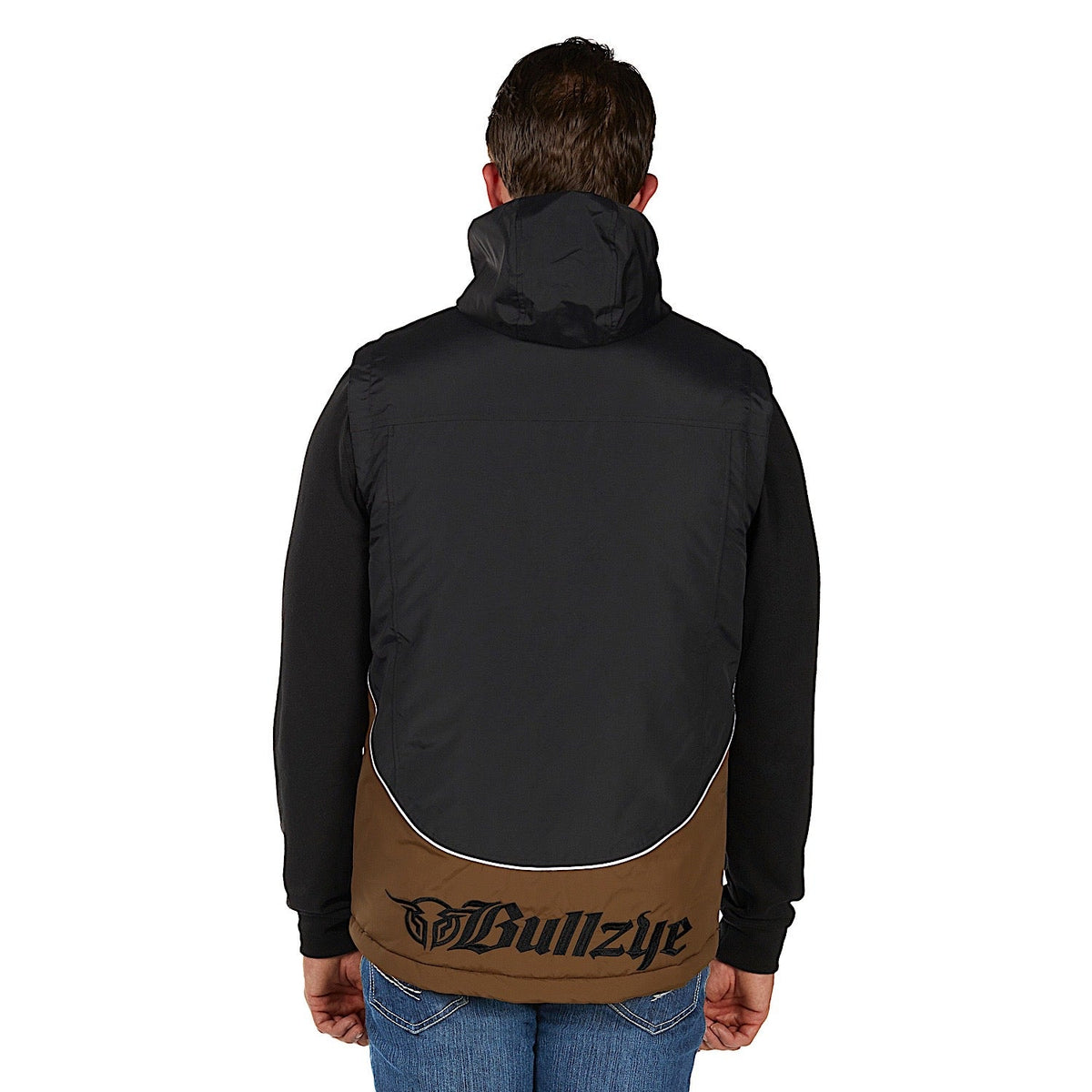 Bullzye Men’s Bazooka Vest - Black/Dark Tan