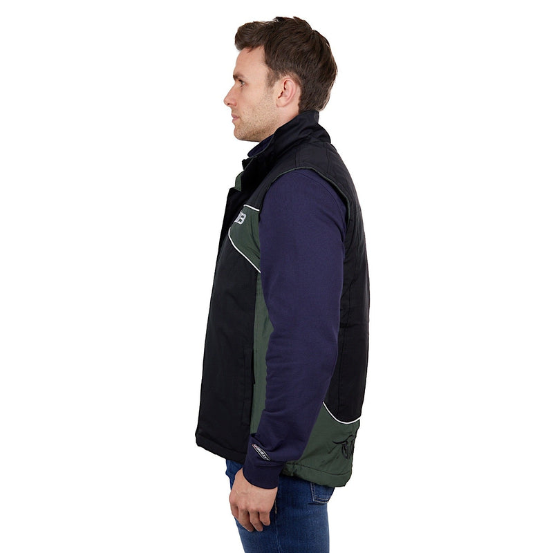Bullzye Mens Bazooka Vest Black/Green