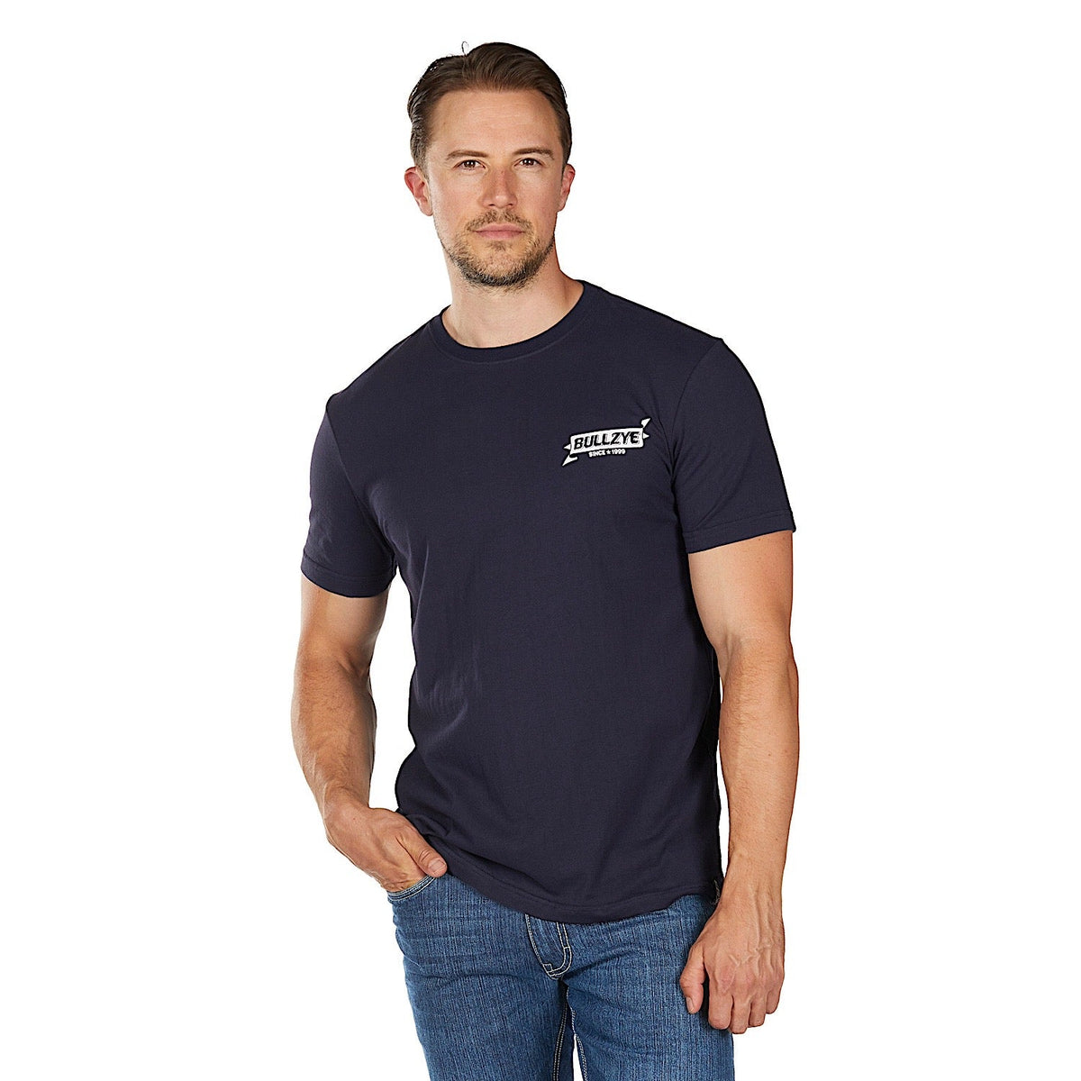 Bullzye Men’s Brew T Shirt - Navy